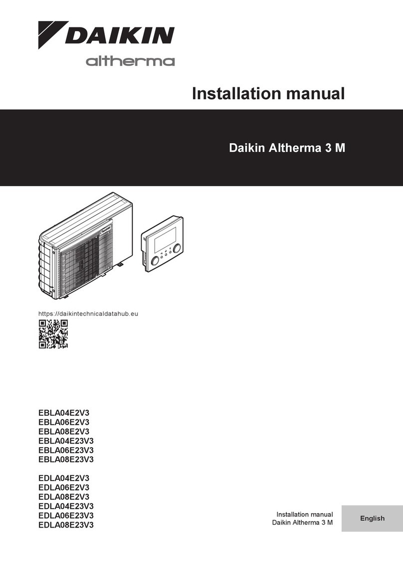Daikin EBLA08E23V3 installation manual