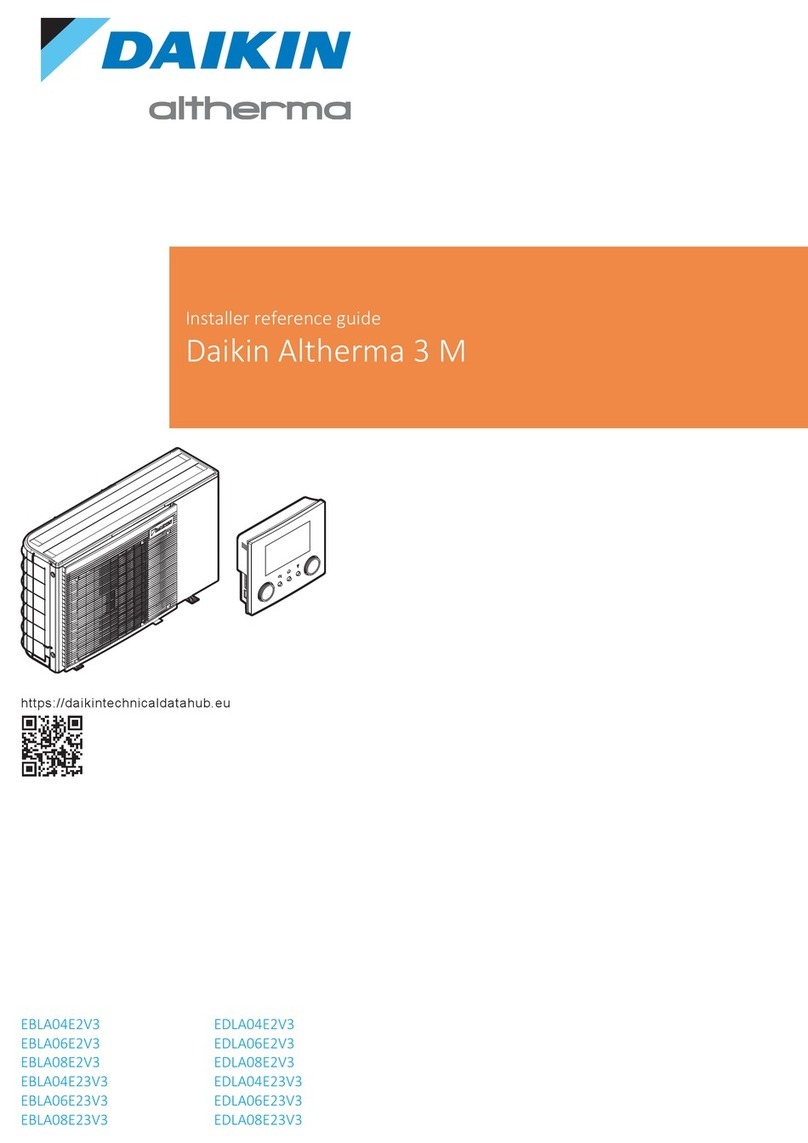Daikin EBLA04E2V3 Installer's reference guide