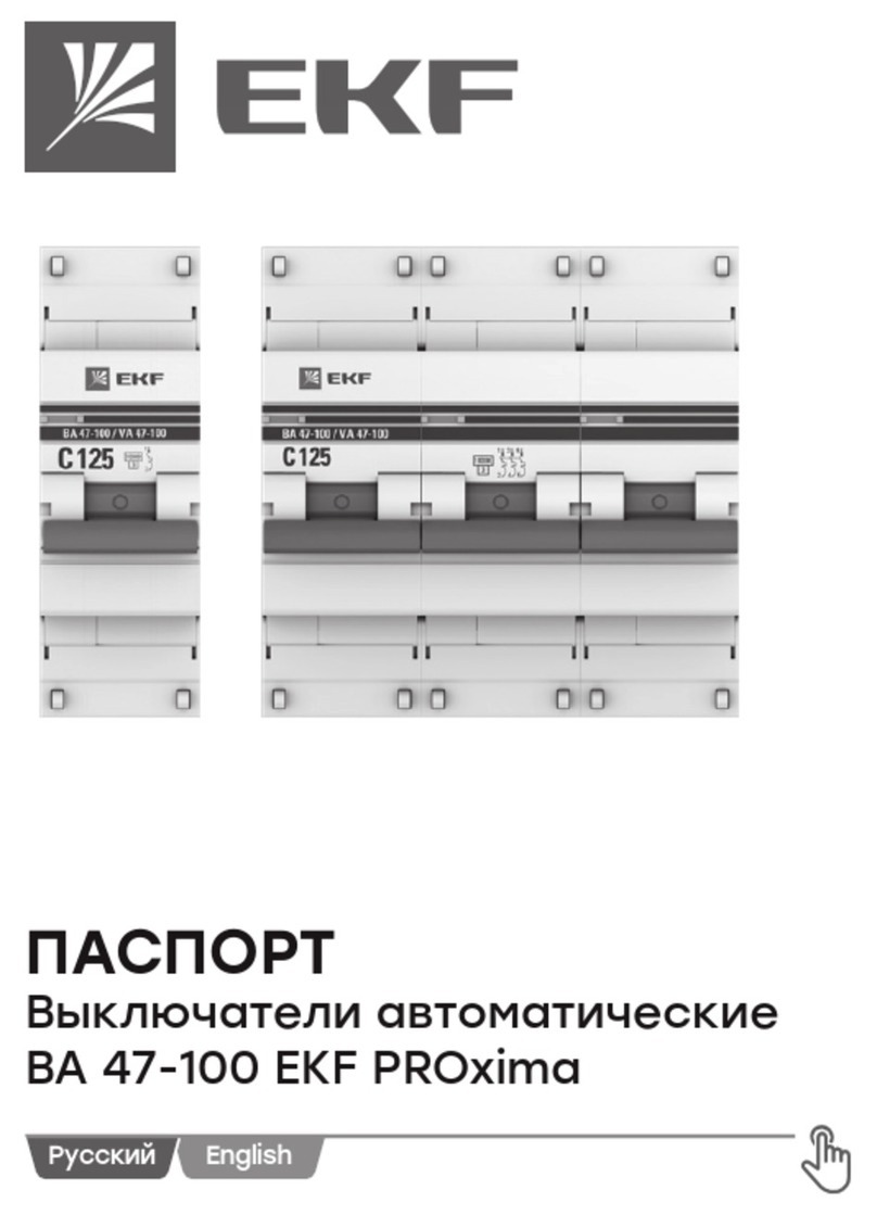 EKF PROxima VA 47-100 Series instruction manual
