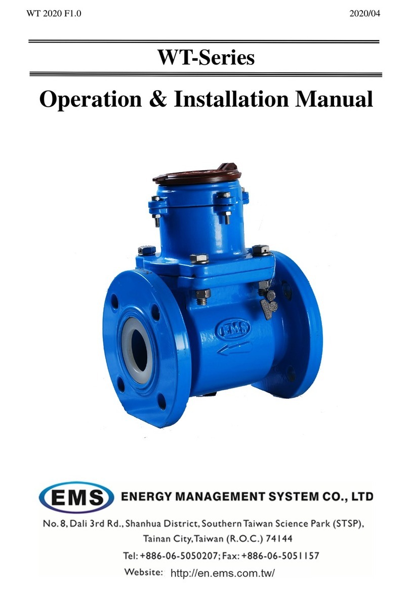 EMS WT Series Operation & installation manual