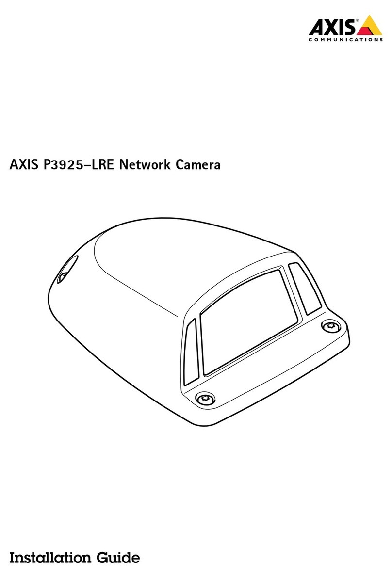 Axis P3925-LRE User manual