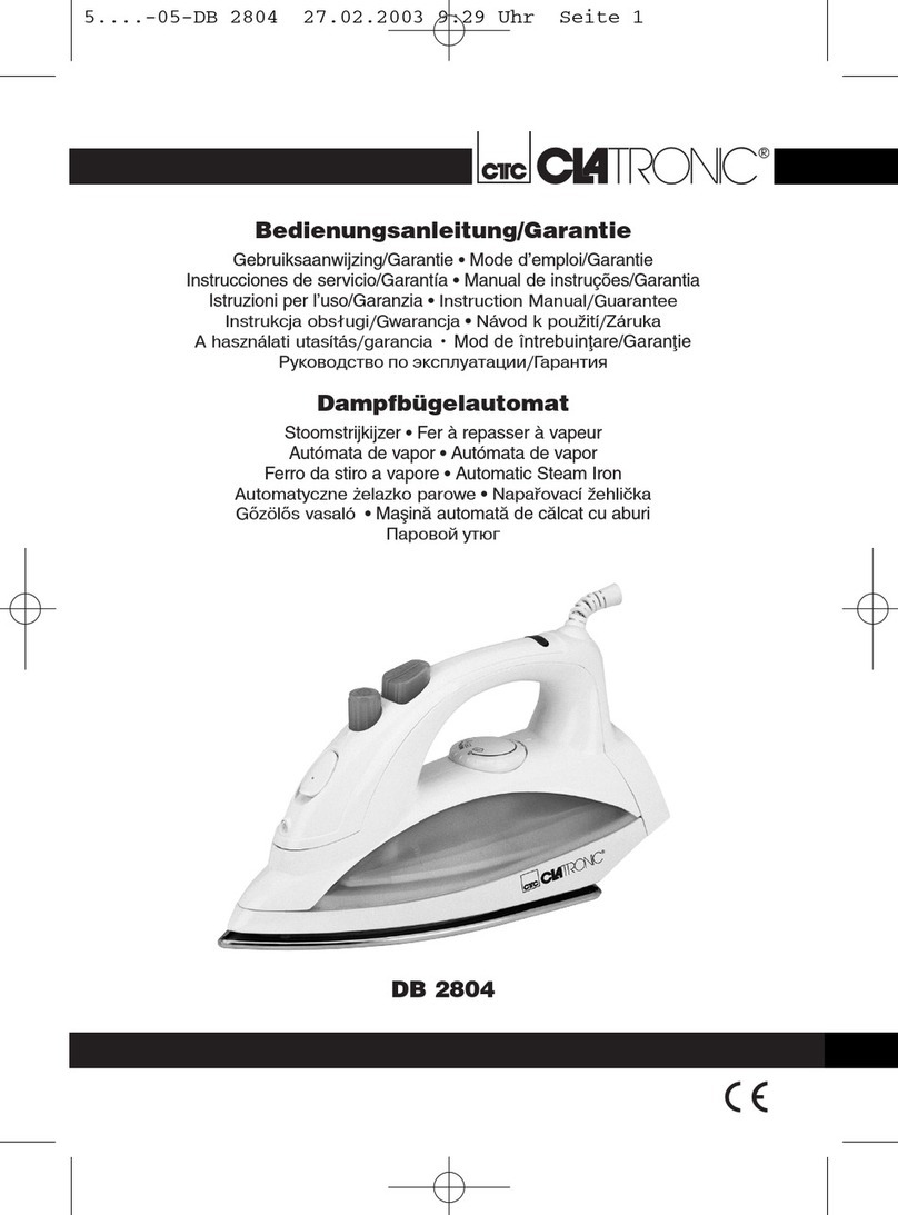 Clatronic DB 2804 User manual Clatronic DB 2804 User manual