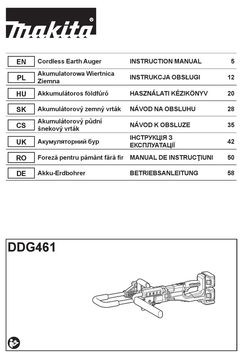 Makita DDG461 User manual