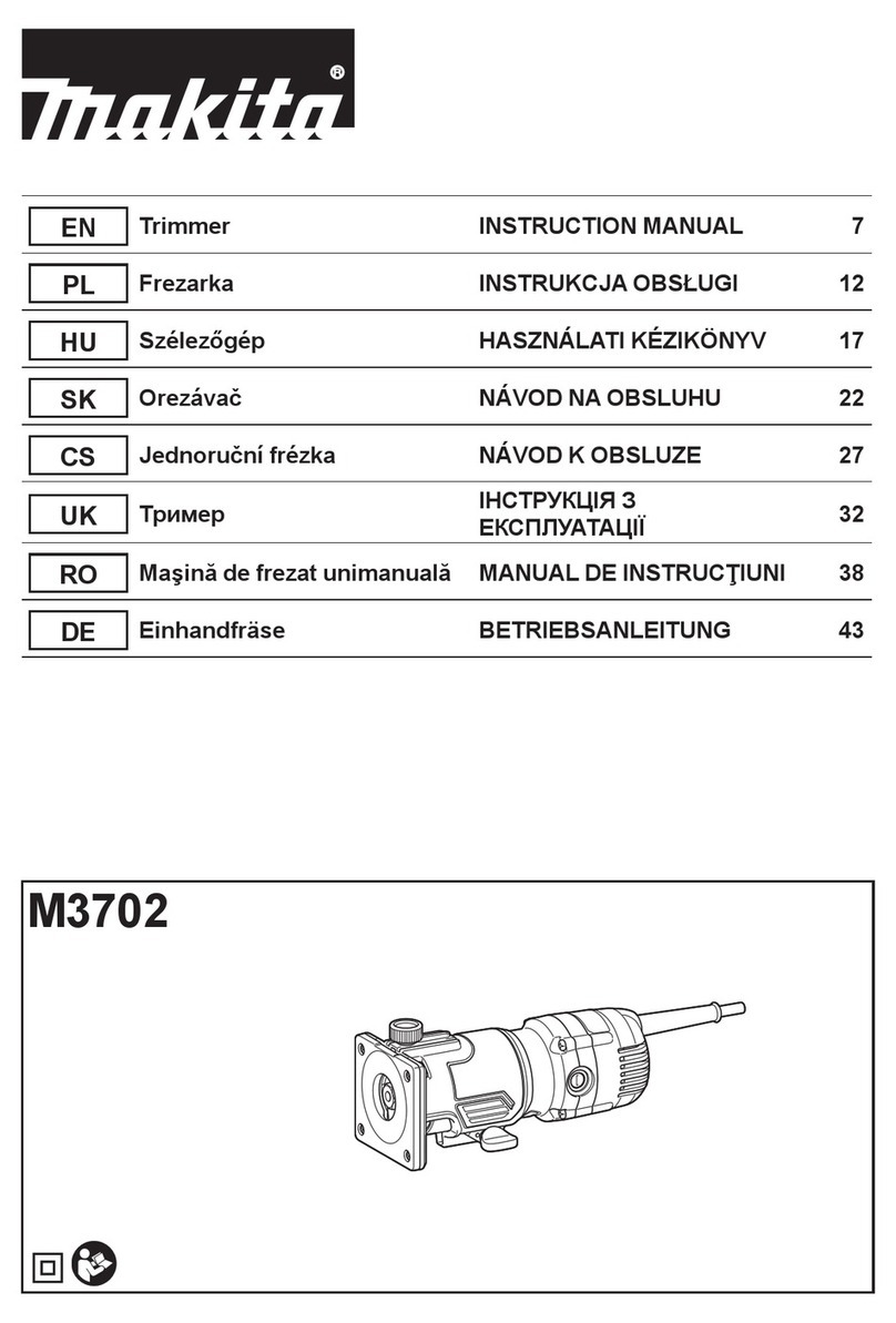 Makita M3702 instruction manual