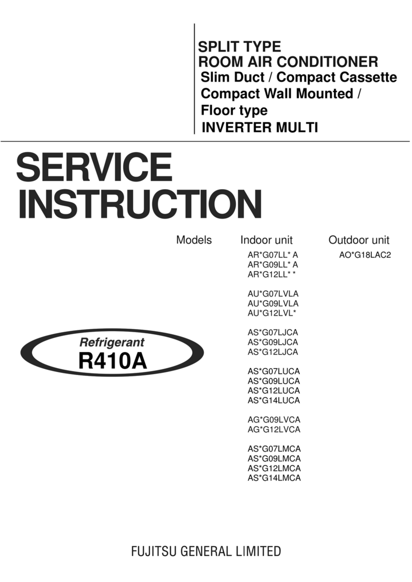 Fujitsu AR G07LL A Series Original operating manual