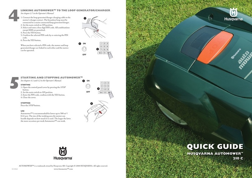 Husqvarna AUTOMOWER 210 C User manual