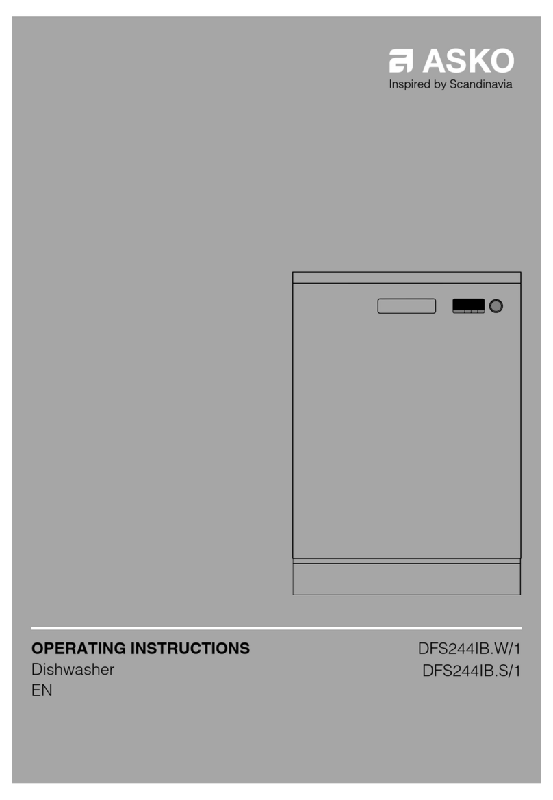 Asko DFS244IB.W/1 User manual