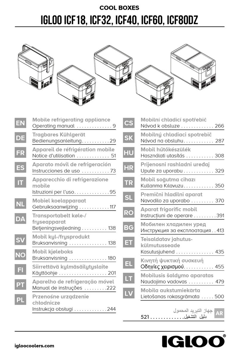Igloo ICF18 User manual