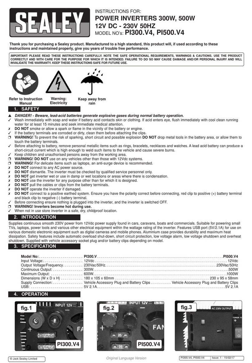Sealey PI300.V4 instructions