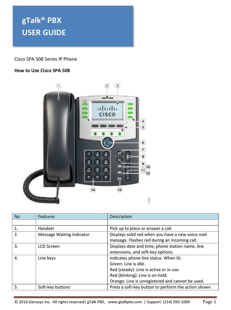Cisco SPA 508 Series User manual