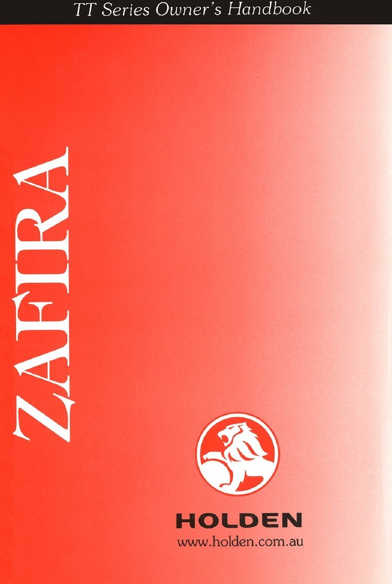 HOLDEN TT 2001 Series User guide
