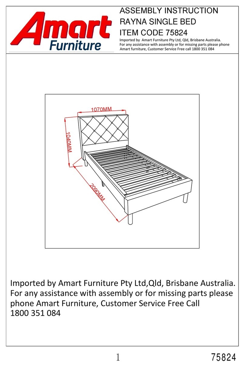 Amart Furniture RAYNA 75824 User manual