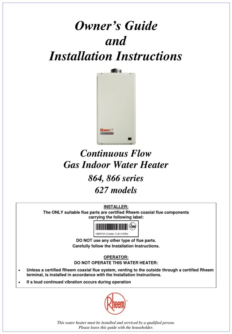 Rheem 864 Series Technical Document