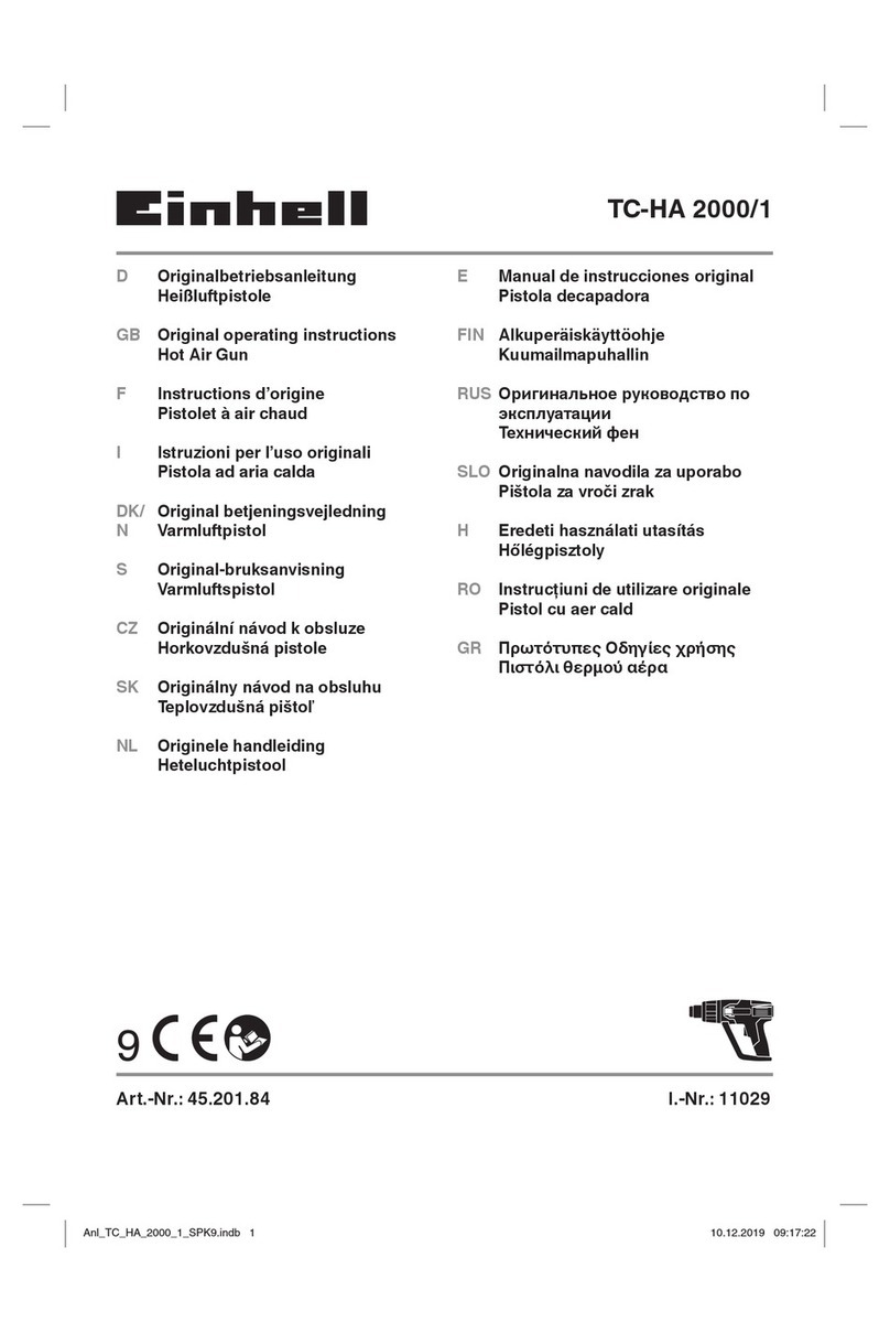EINHELL TC-HA 2000/1 User manual