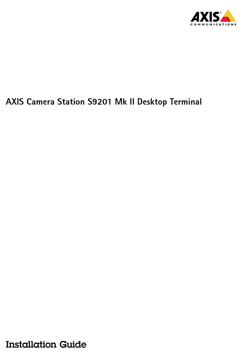 Axis Camera Station S9201 Mk II installation guide