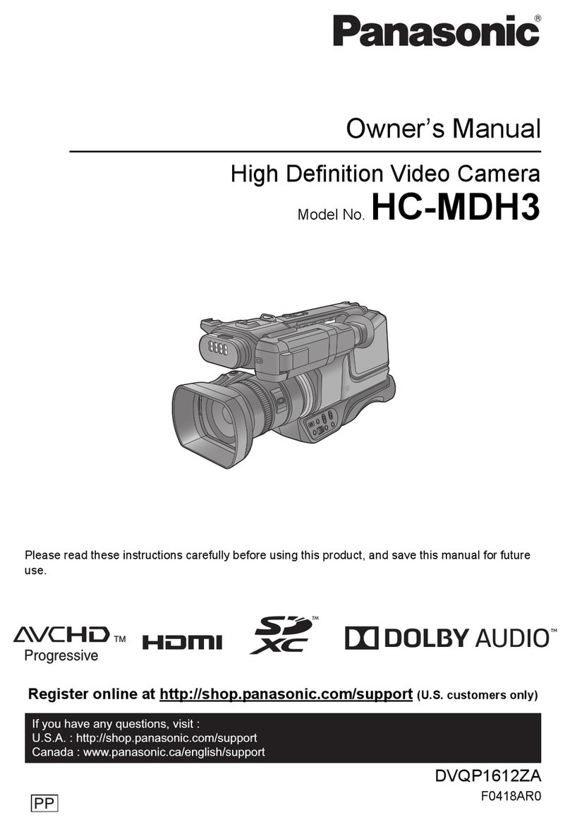 Panasonic HC-MDH3 owner's manual