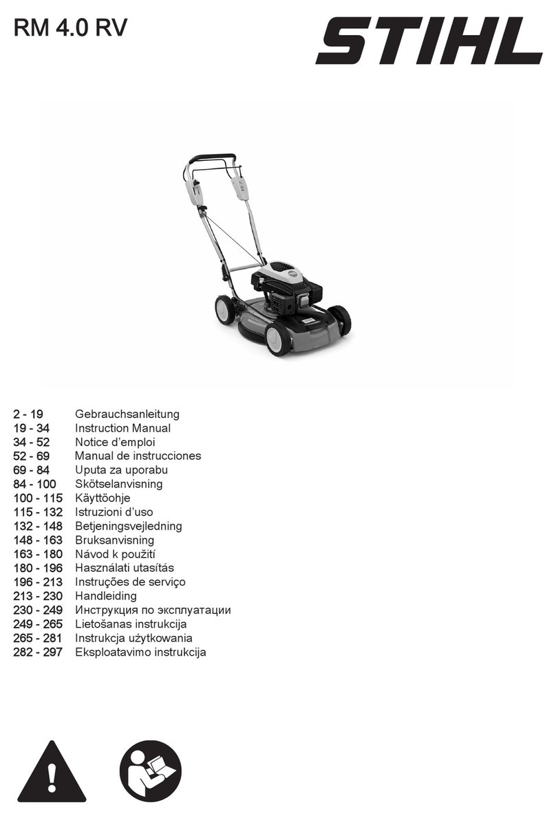 Stihl RM 4.0 RV instruction manual