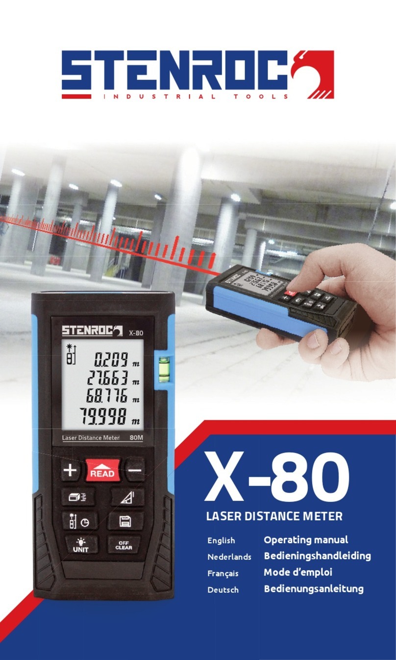 STENROC X-80 operating manual