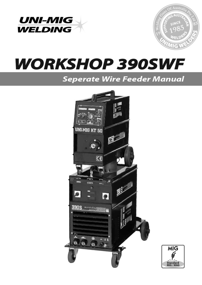 Uni-Mig WORKSHOP 390SWF User manual