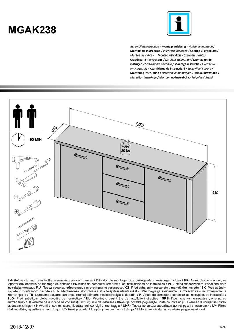 Z2 CEILING FAN MGAK238 User manual