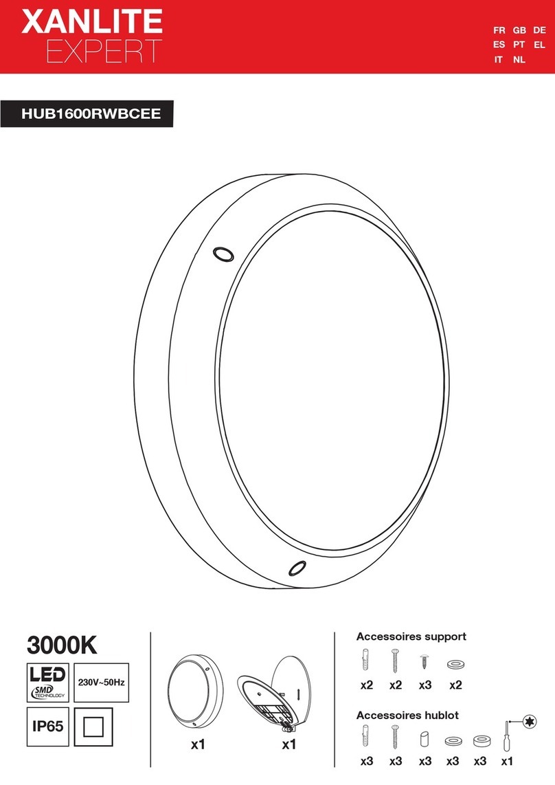 XanLite Expert HUB1600RWBCEE User manual