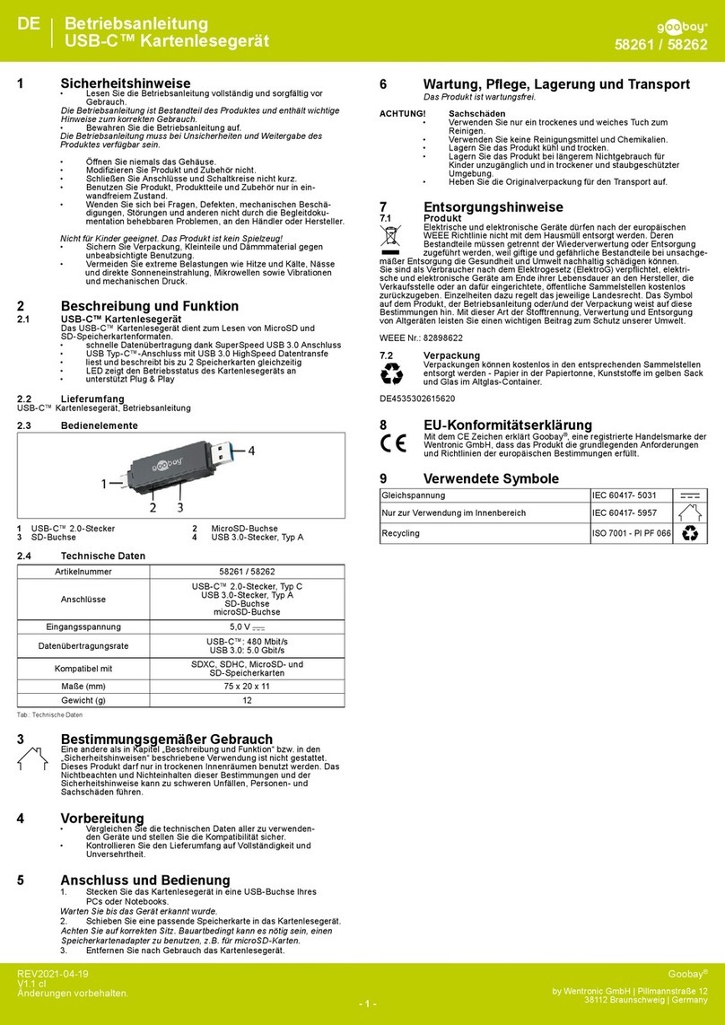 Goobay 58261 user manual