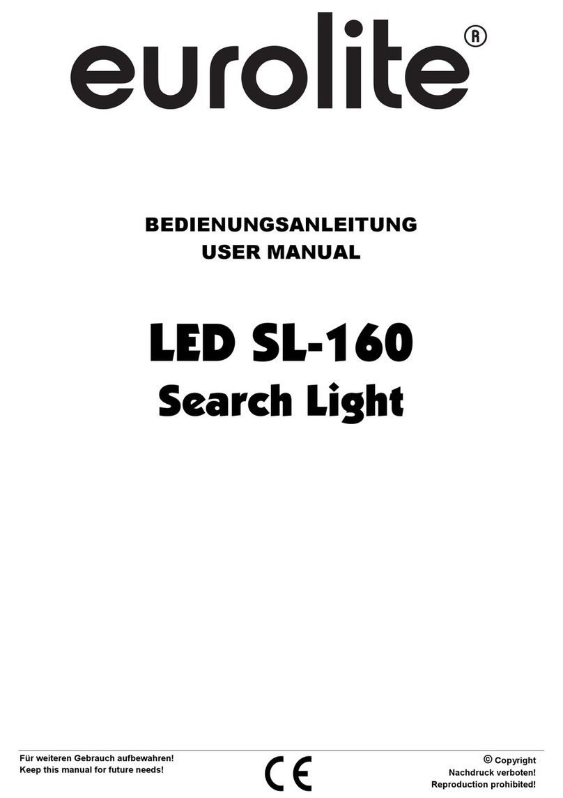 EuroLite LED SL-160 User manual