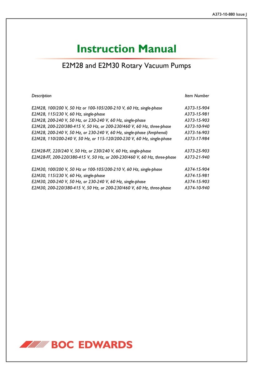 BOC Edwards E2M28 instruction manual