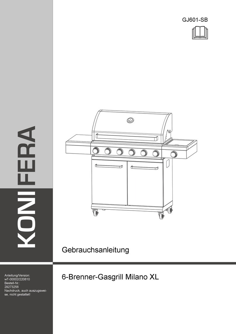 Konifera Milano XL user manual