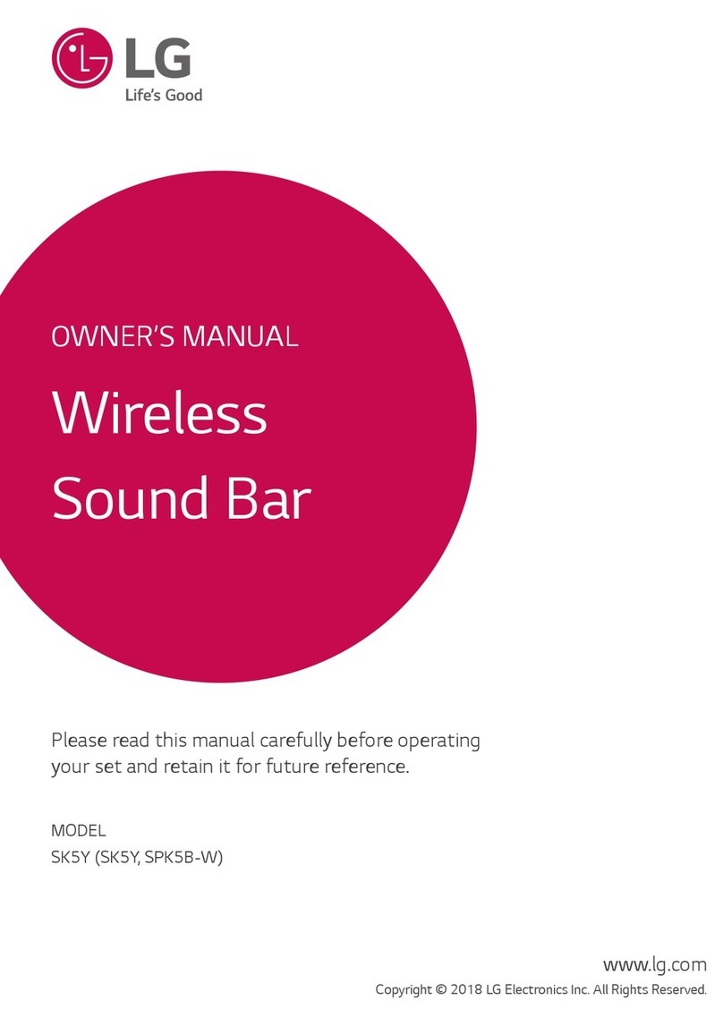 LG SPK5B-W User manual