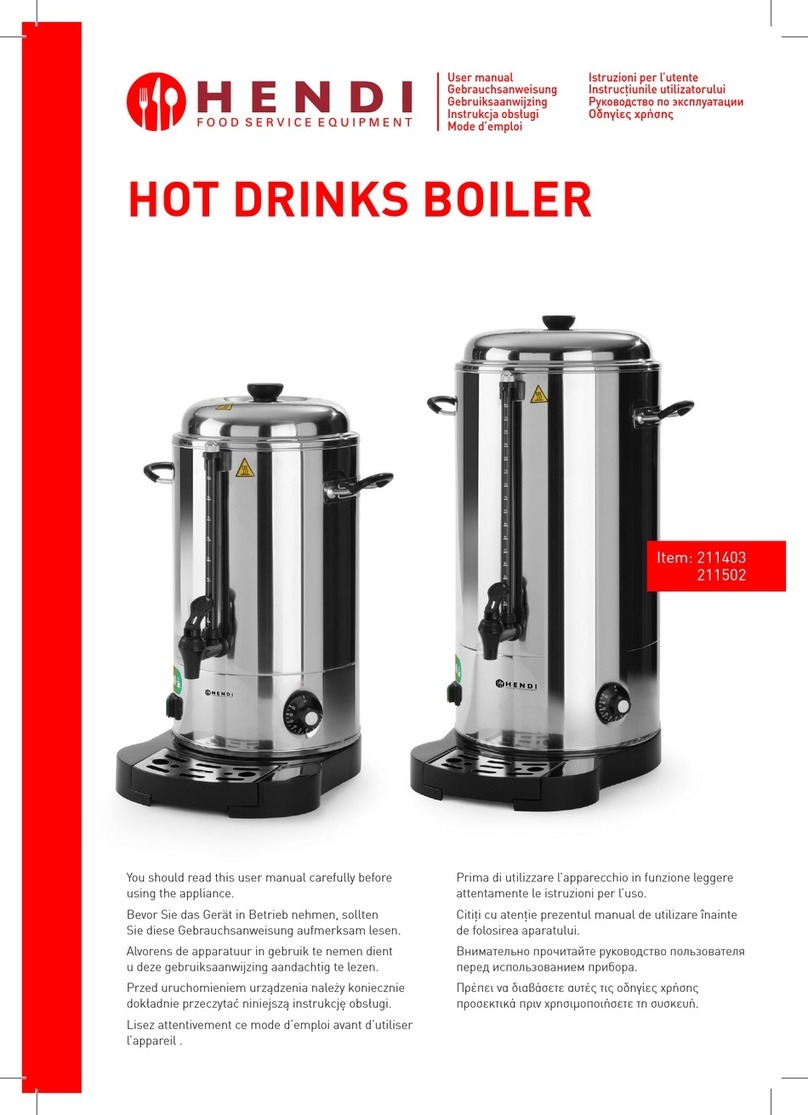 Hendi 211502 user manual