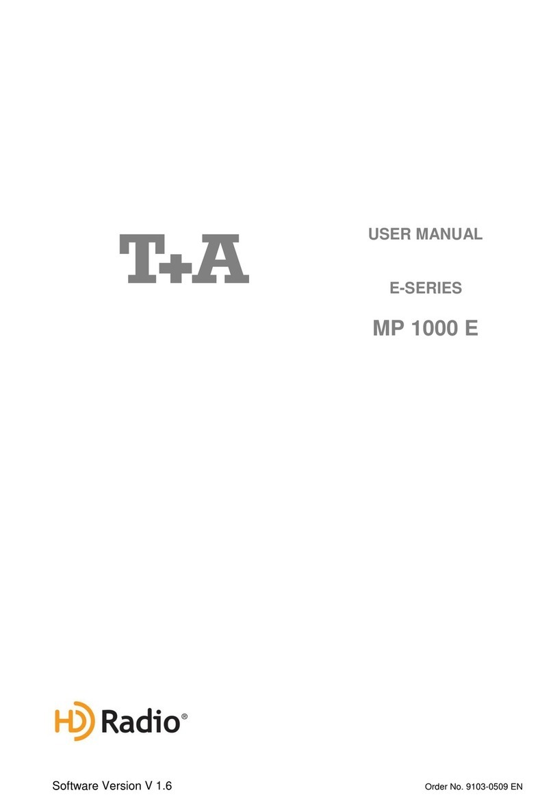 T+A MP 1000 E User manual