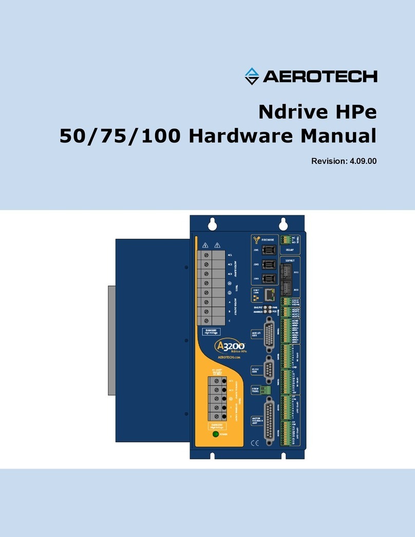 Aerotech Ndrive HPe 50 Hardware manual