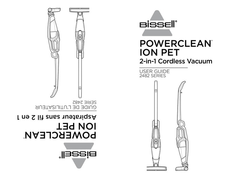 Bissell POWERCLEAN ION PET 2482 Series user guide Bissell POWERCLEAN ION PET 2482 Series user guide
