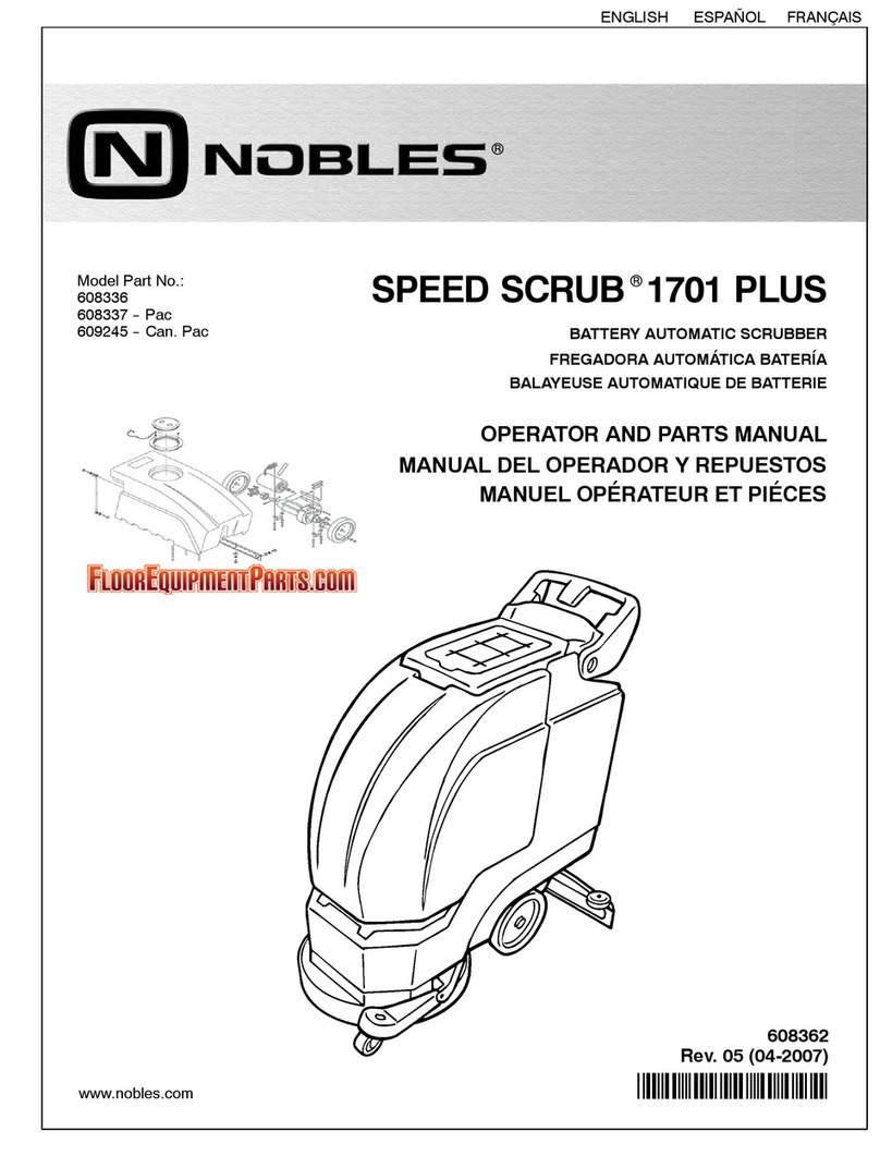 Tennant Nobles SPEED SCRUB 1701 PLUS Product manual
