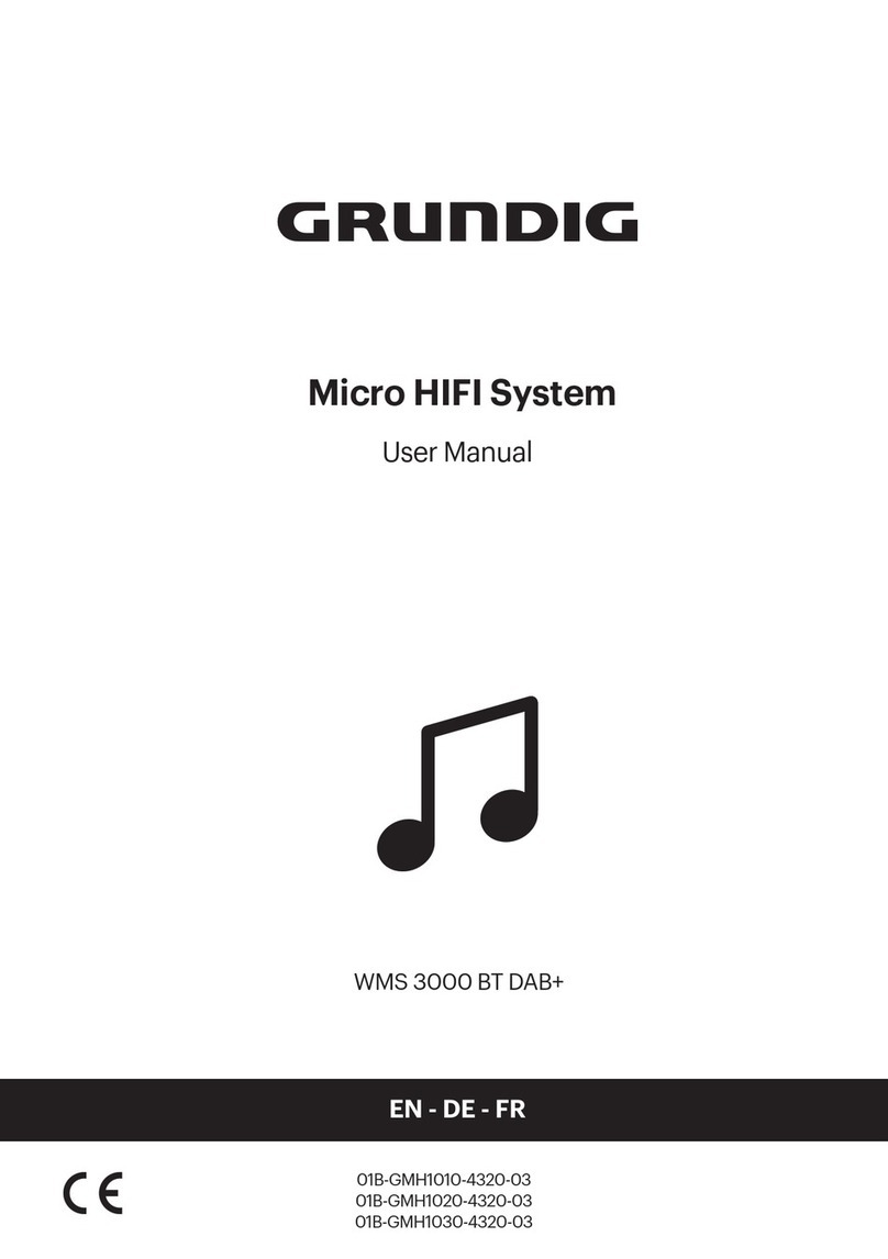 Grundig 01B-GMH1010-4320-03 User manual