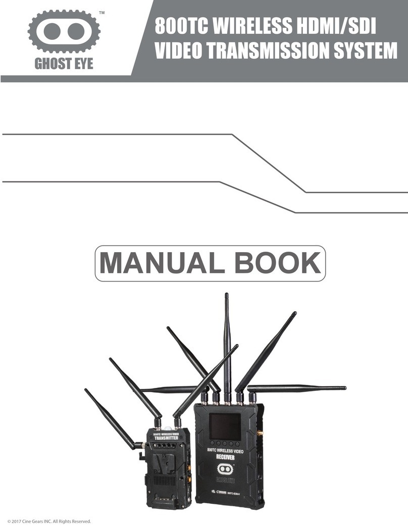 Cine Gears Ghost-Eye 800TC Manual book