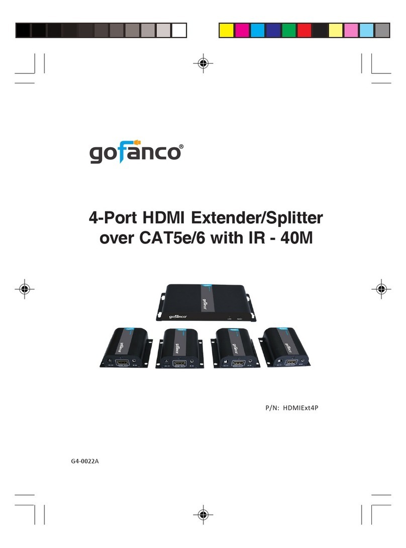 gofanco HDMIExt4P quick start guide
