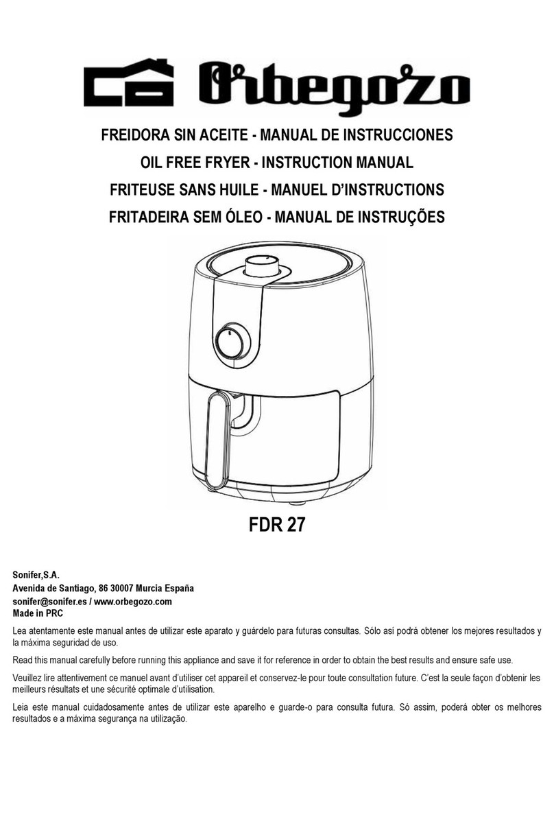 Orbegozo FDR 27 User manual Orbegozo FDR 27 User manual