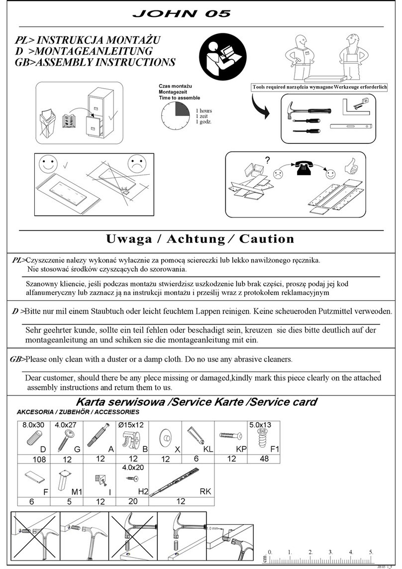 Moderno JOHN 05 User manual