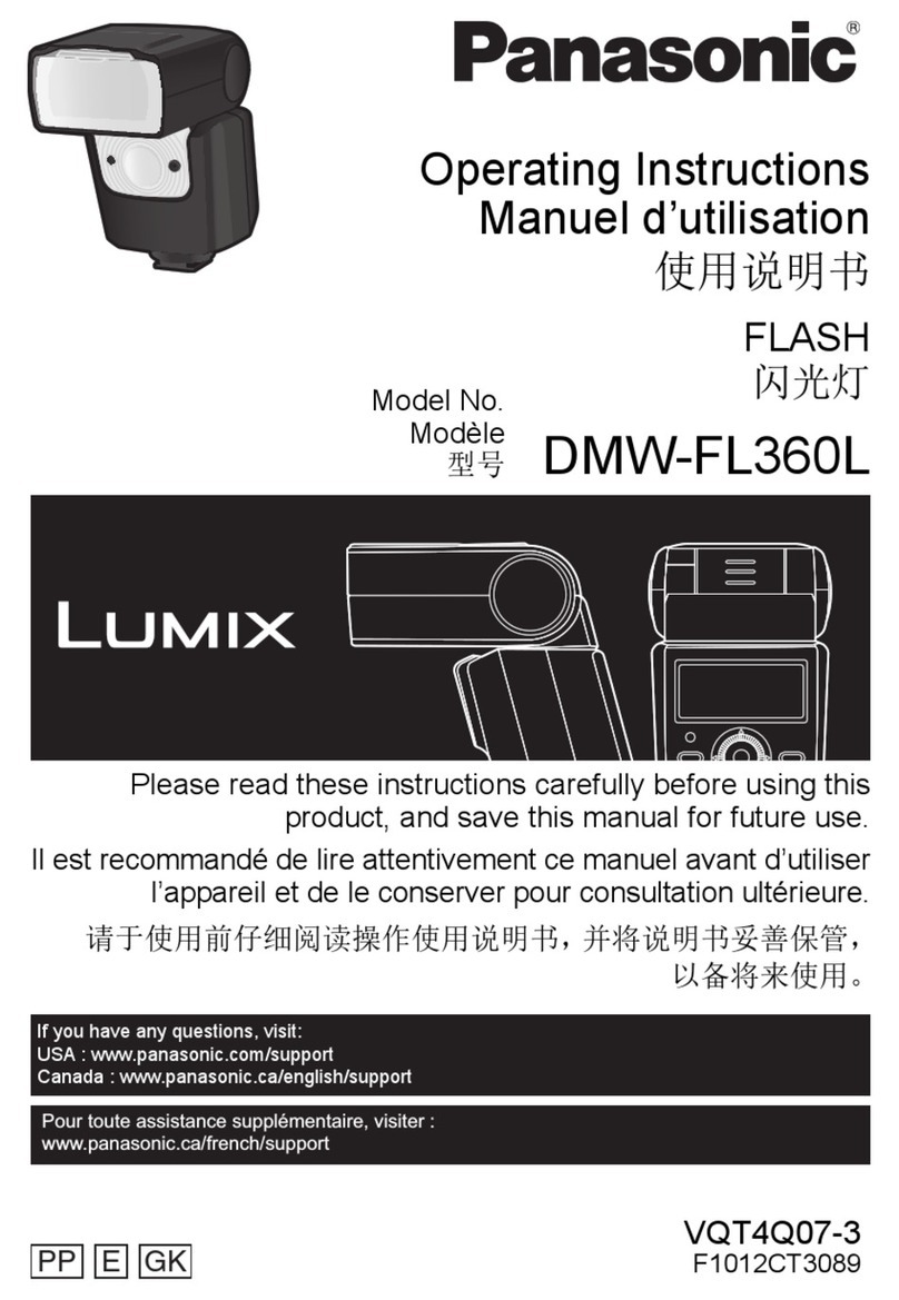 Panasonic FL360 - DMW - Hot-shoe clip-on Flash User manual