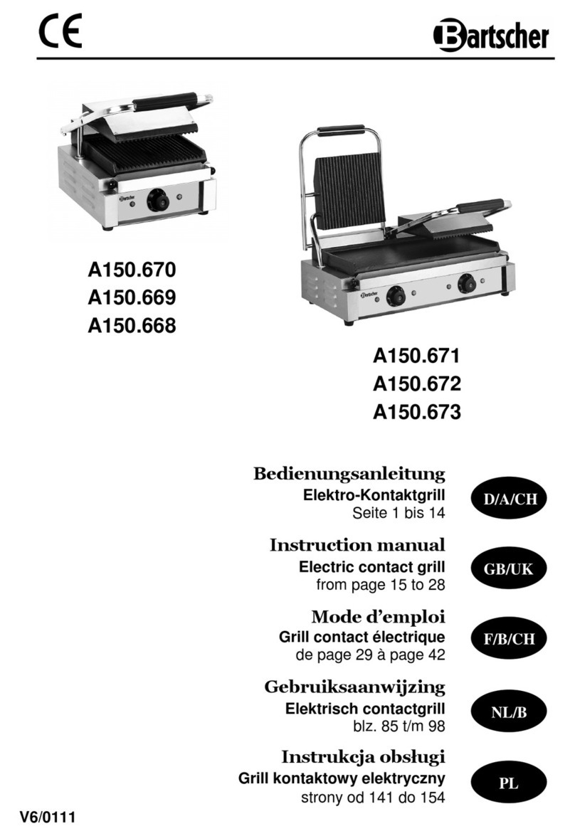 Bartscher A150669 User manual