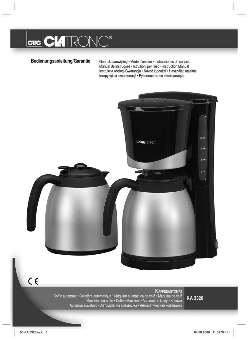 Clatronic KA 3328 User manual