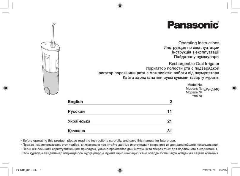 Panasonic EW DJ40 User manual