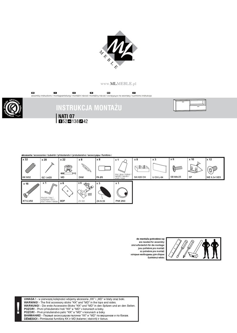 mlmeble NATI 07 User manual