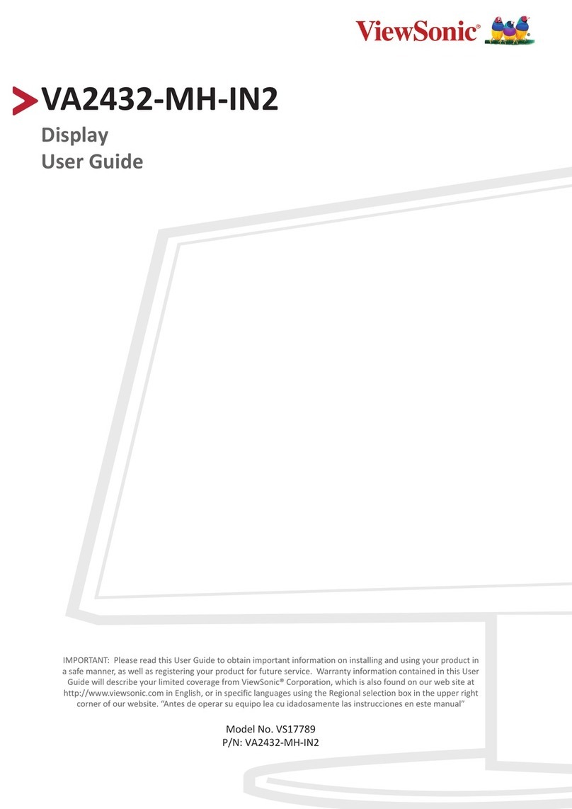ViewSonic VA2432-MH-IN2 User manual