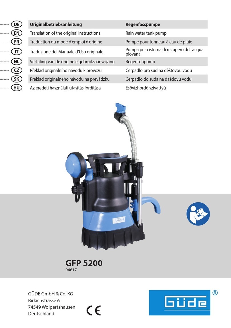 GÜDE GFP 5200 Translation of the original instructions