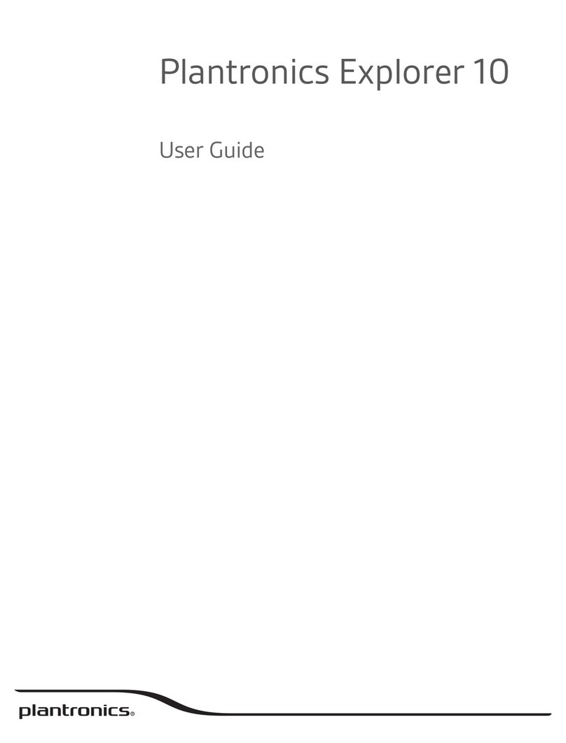 Plantronics Explorer 10 user guide