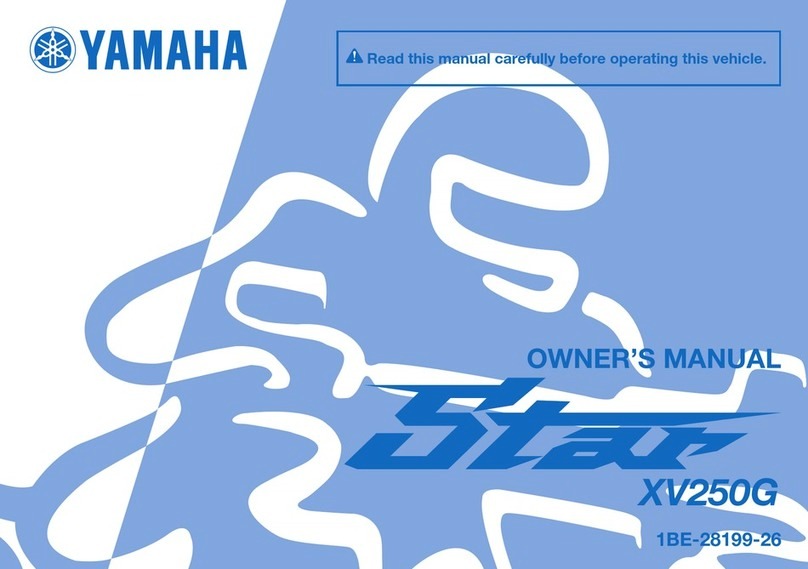 Yamaha Star XV250G 2015 User manual
