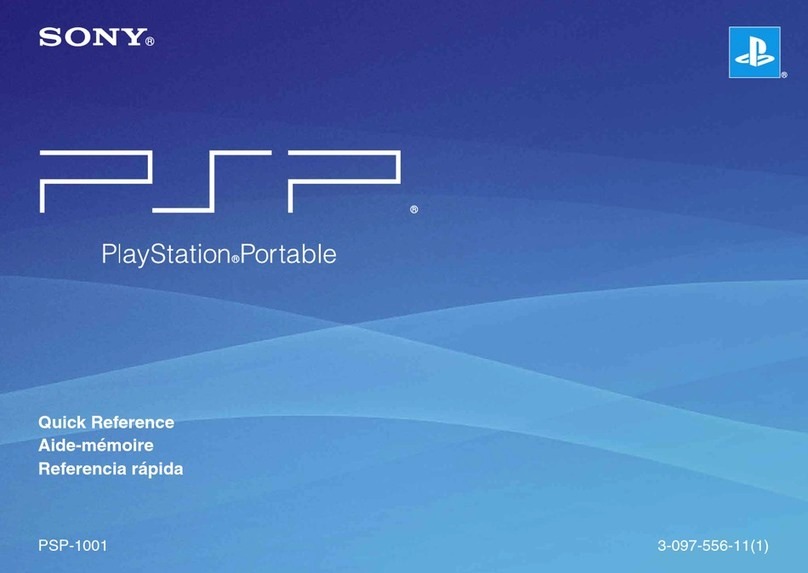 Sony PlayStation Portable User manual Sony PlayStation Portable User manual